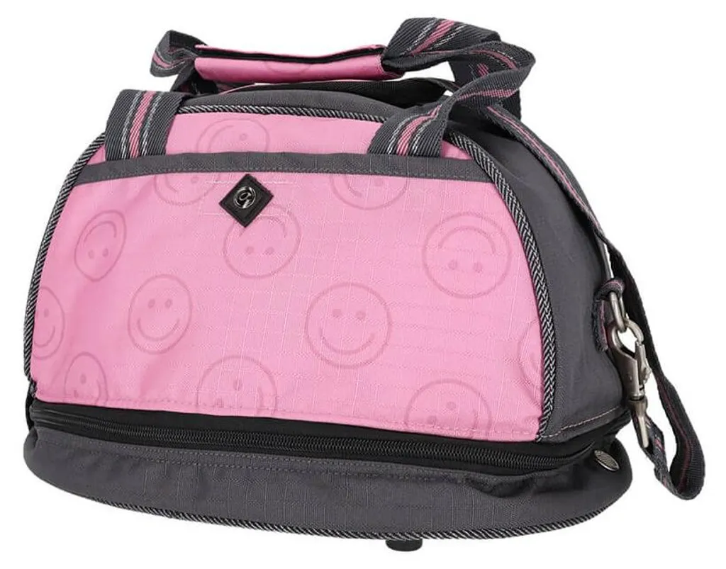 Sac pour casque d'équitation QHP Collection, coloris rose vif
