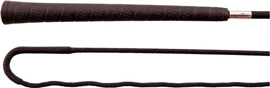 Fouet Etarah Noir 200 cm Premiere en Fibre Souple pour Travail Précis