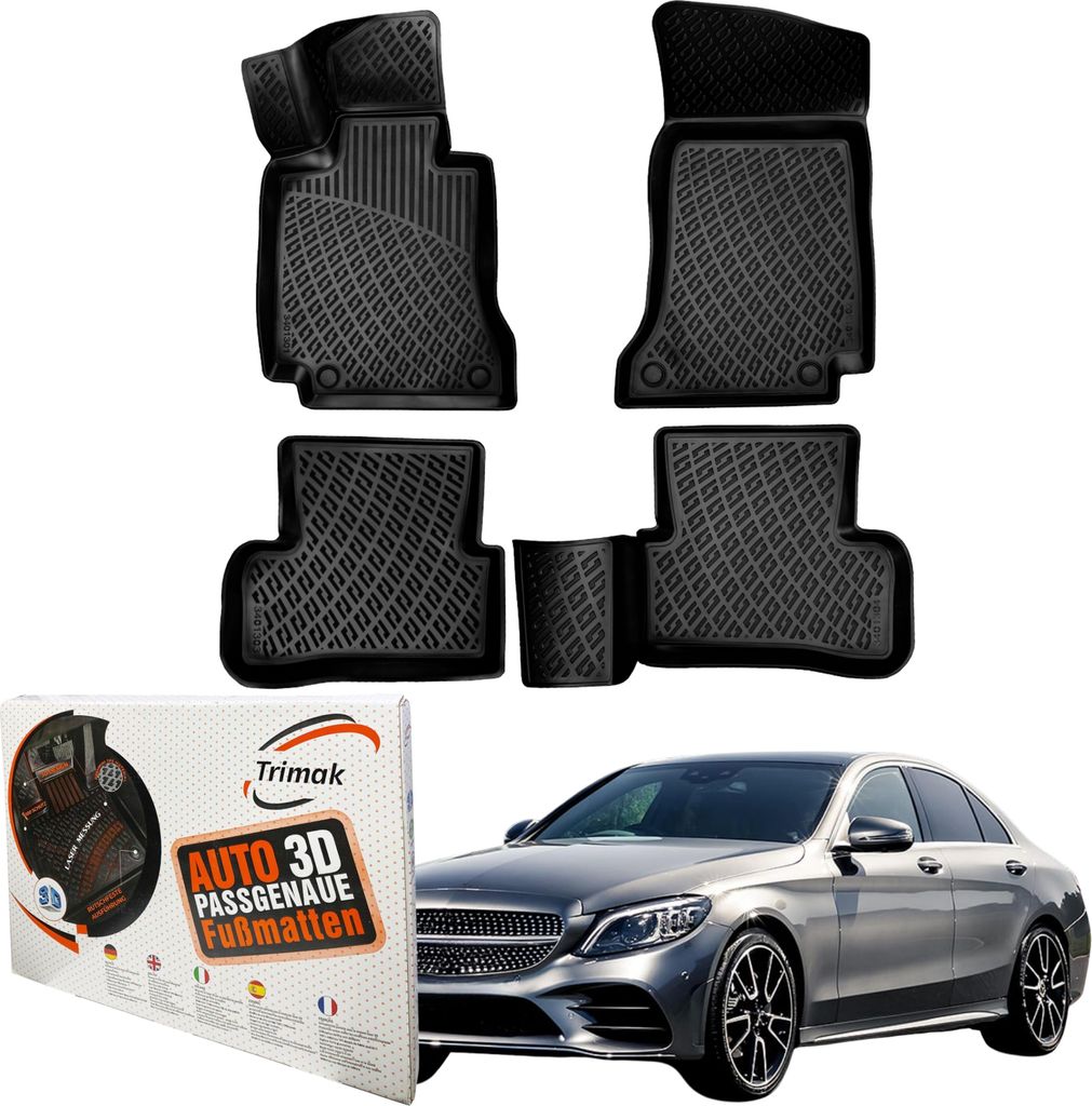 Trimak MERCEDES C-Class W205 ab 2014 Gummimatten Autofußmatten