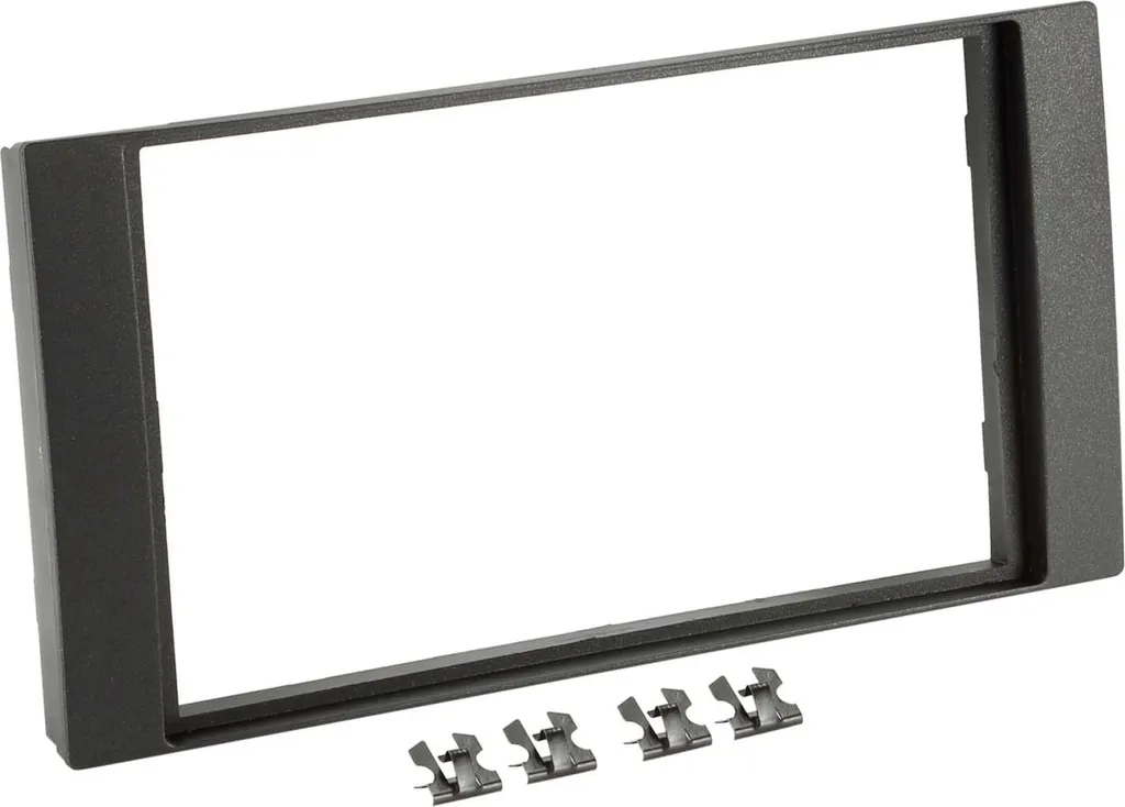 Mascherina 2 DIN Ford Nero - Telaio Adattatore per Autoradio Aftermarket