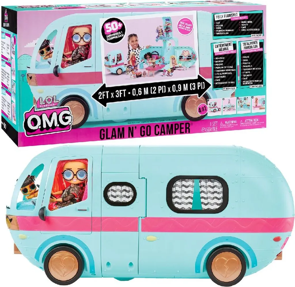 Camping-car de Rêve L.O.L. Surprise O.M.G. avec Piscine et 50 Accessoires - 16