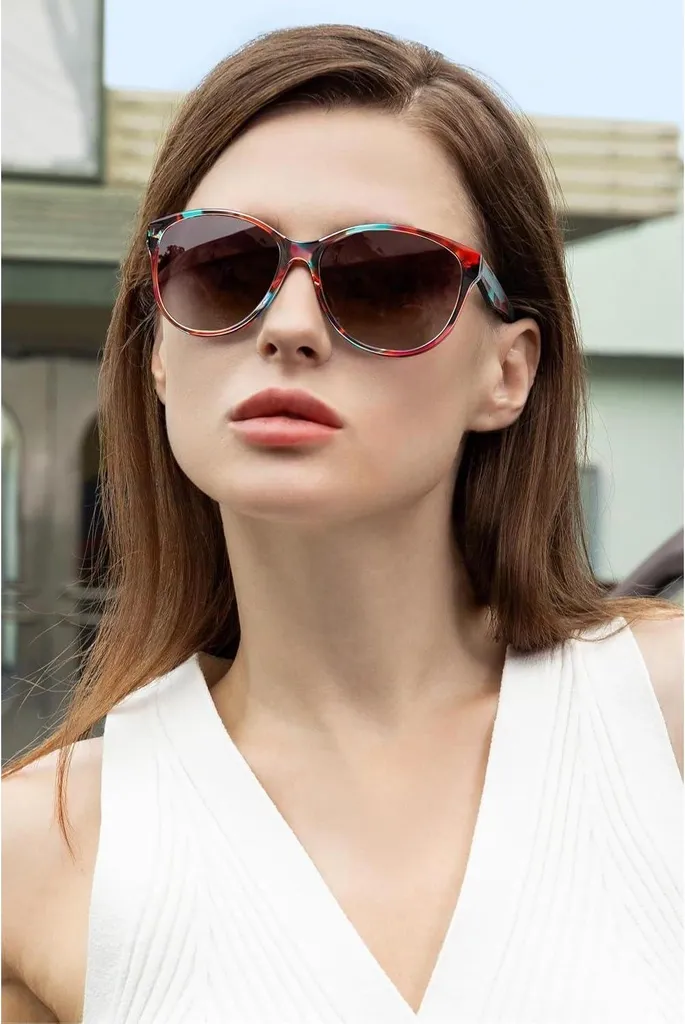 Occhiali da Sole Donna CARFIA Cat-Eye Polarizzati: Stile Retrò Chic - 3