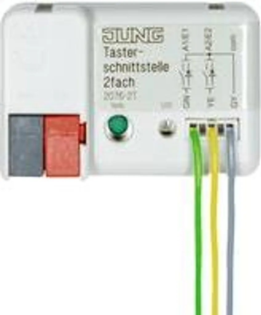 Interface KNX 2 Voies 2076-2T avec Entrées pour Contacts de Potentiel