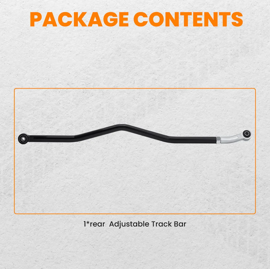 Barre d'Accouplement Panhard Arrière pour Jeep Wrangler JK Réglable - 9