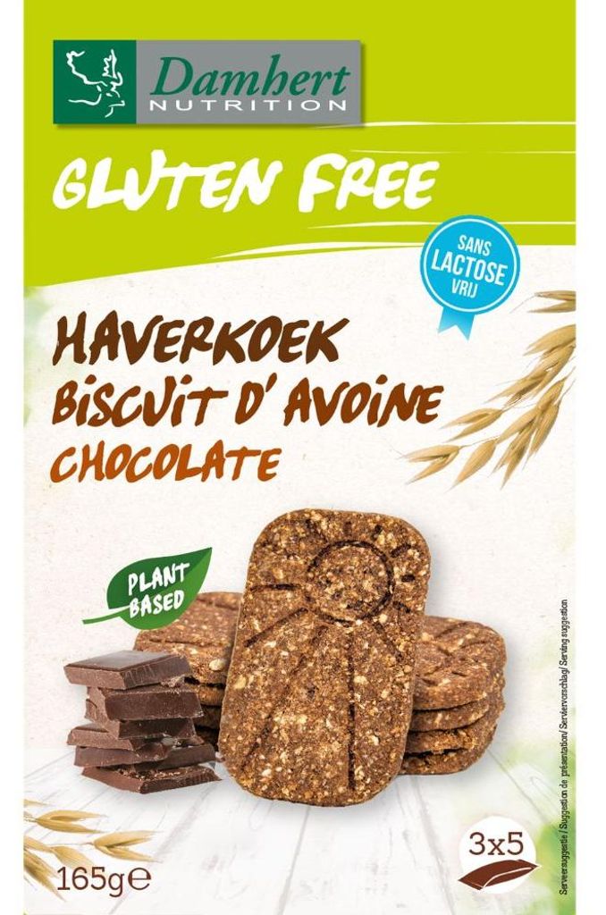 Damhert Haferkekse Schoko 165g