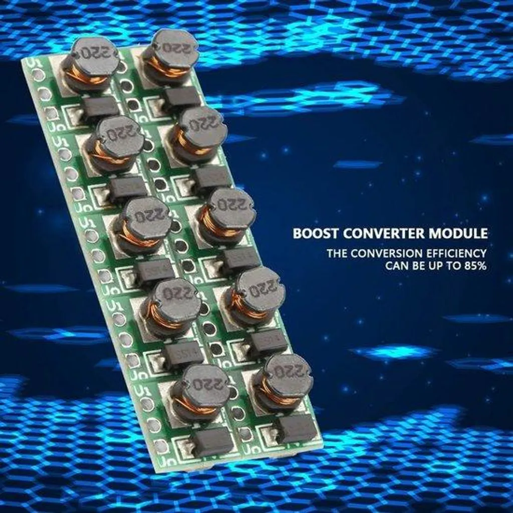 Module Step-up 5V Haute Efficacité 1,5V-4,2V - 10 Convertisseurs DC-DC