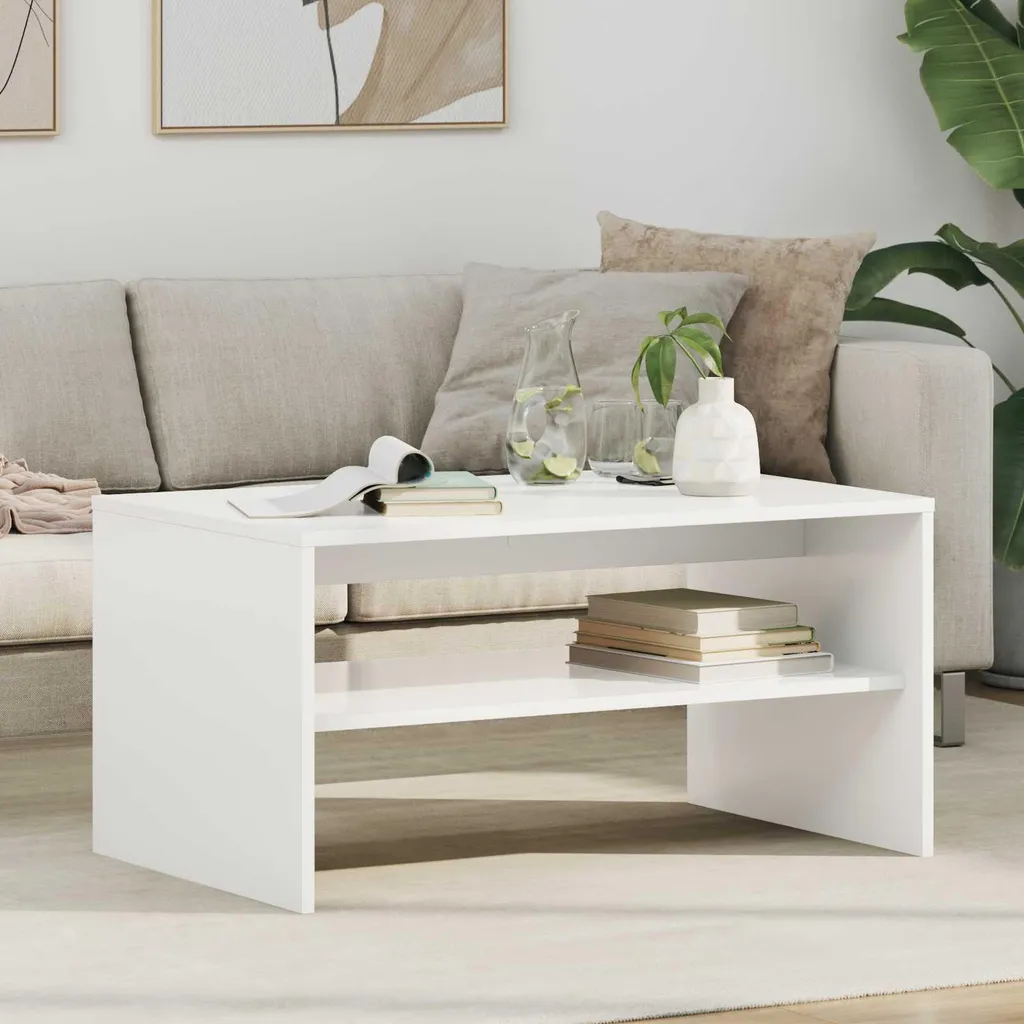 Maison Exclusive Coffee Table Bianco 80x50x40 cm - Legno Premium