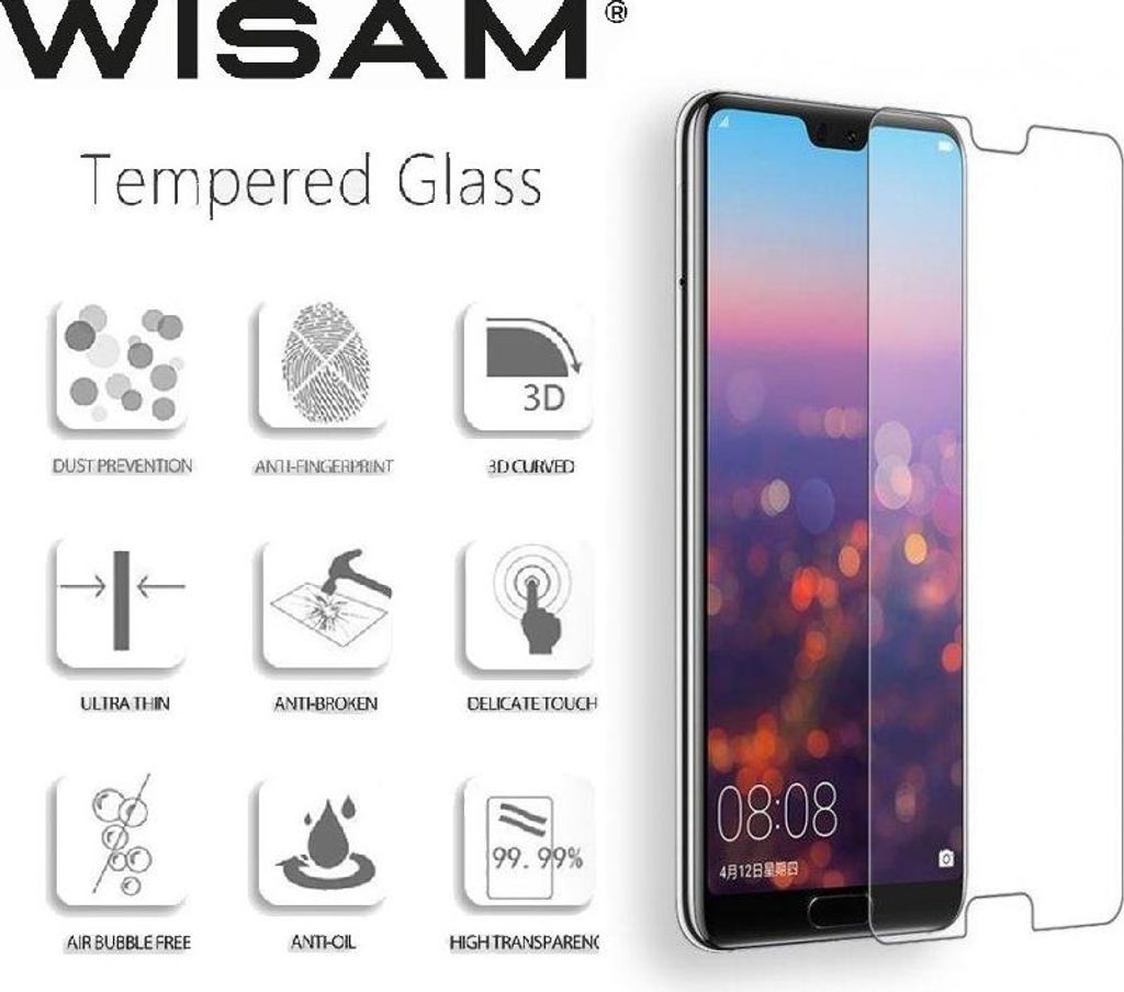 Huawei P20 EML-L29 Panzerfolie Schutzfolie Schutzglas Displayschutz 9H