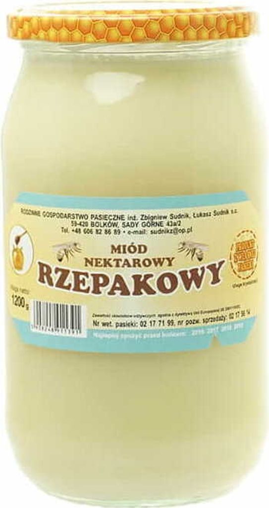 Rapshonignektar 1200g SUDNIK Produktbild 