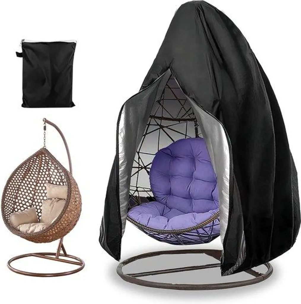 Protégez votre fauteuil suspendu du vent et de la pluie 115x190 cm