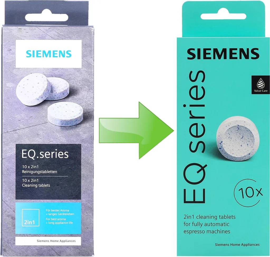 Kit d'entretien pour machine café Siemens et filtres AquaIntense - 9