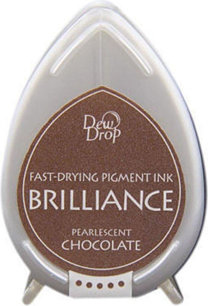 Tsukineko | Brilliance dew drop ink pad pearl Chocolate