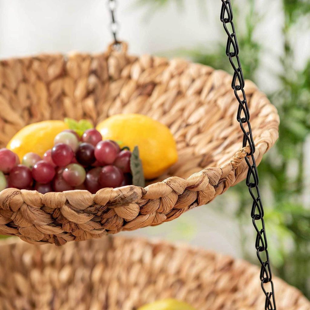 Wuciray Obstkorb Hängend 3 Etagen Obstkörbe Obst Und Geüse Aufbewahrung Faltbar Abnehbare It