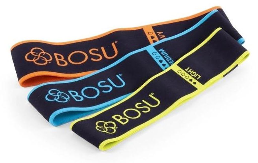 Bosu Fabric Resistance Band Set 3er-Set Gelb/Blau/Orange Produktbild 