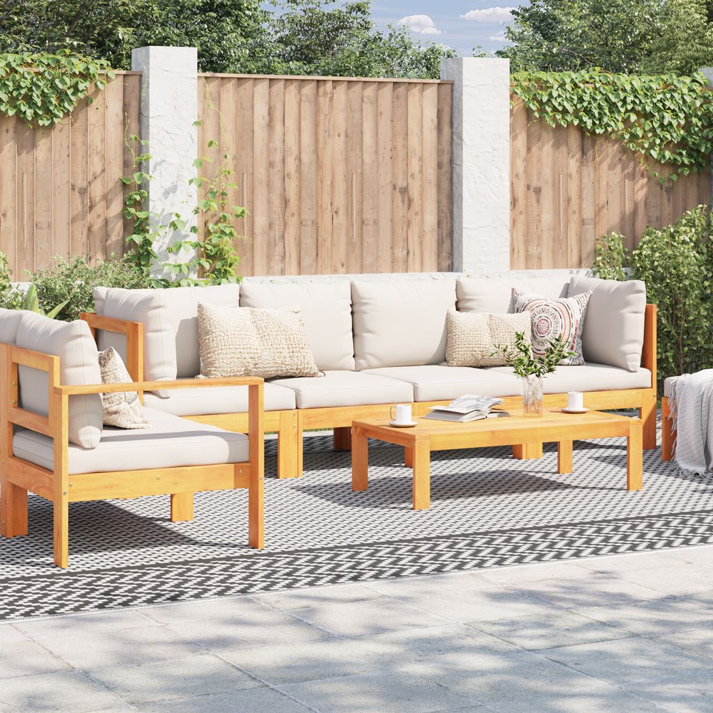 Outdoor Teppich 'ARAKIL'Schwarz und Grau 300x600 cm PP, Outdoorteppiche DesignMöbel Neu