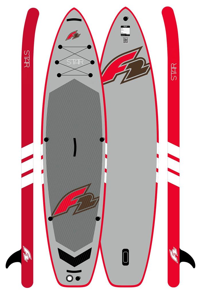 F2 SUP Stand Up Paddle Board Star Grau 350cm Board Only Produktbild 