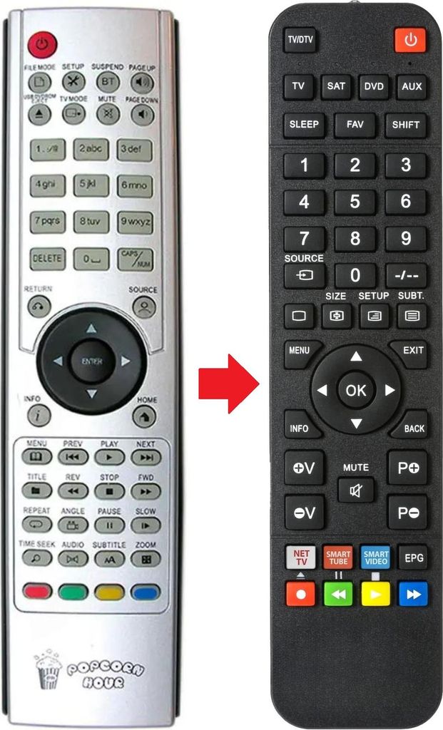 Fernbedienung geeignet für DIGITECH HDX-1000