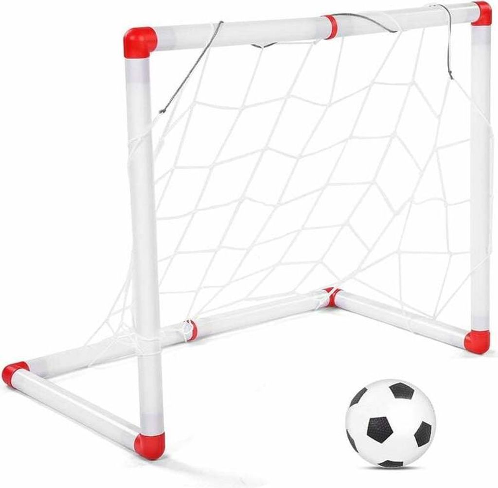 Käfige und Mini-Fußballtor-Set, Eltern-Kind-Spielzeugspiel, Outdoor-Interaktion, Fußball-Trainingsset, Hallenfußball mit Mini-Fußballball, Üb...