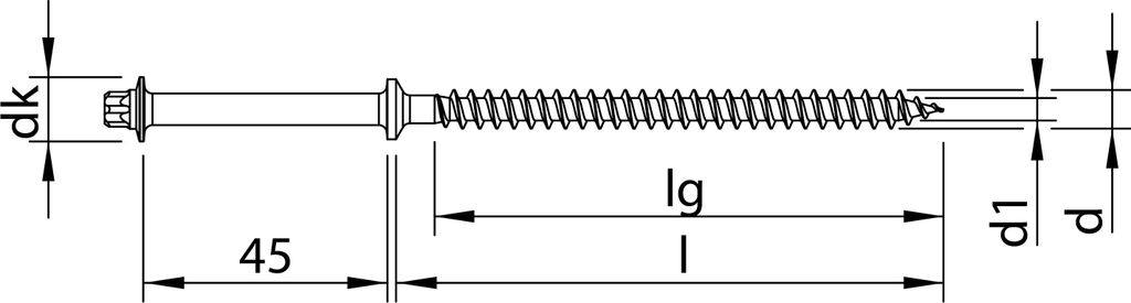 Heco -VB 7, 5 x 100, VB-48-Kopf, Außen-TX, TG, A2K