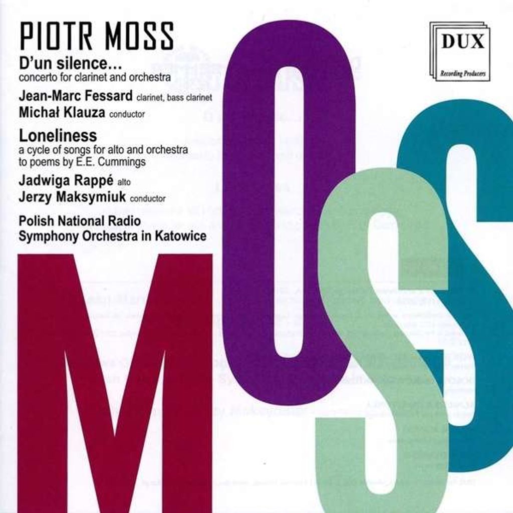 Moss: Klarinettenkonzert & Liederzyklus Loneliness