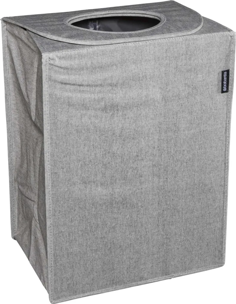 Brabantia cesto portabiancheria 55 L pieghevole grigio