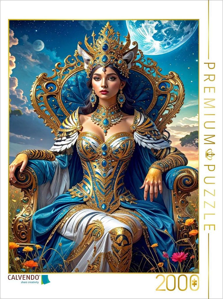 CALVENDO Puzzle März: Die erwachende Königin | 2000 Teile Lege-Größe 90x67cm Foto-Puzzle für glückliche Stunden