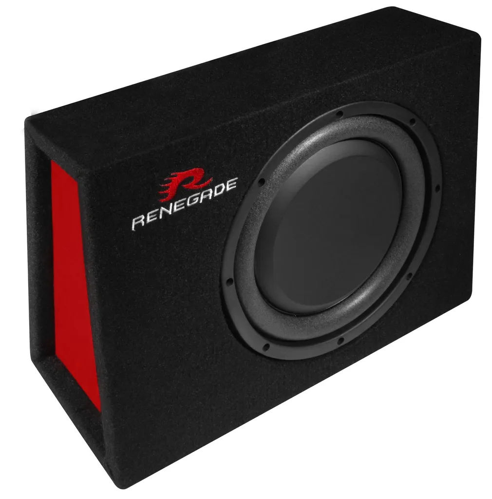 Subwoofer Compact Renegade RXS1000 25cm - Design Extra Plat et Puissant