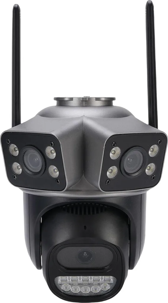 Sécurisez votre maison avec cette caméra WiFi 2MP extérieure 3 lentilles