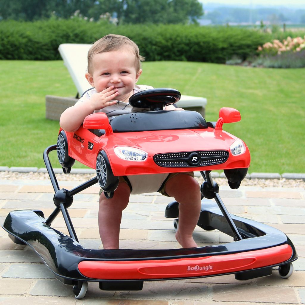 BoJungle 3-in-1 Lauflernhilfe Rubinrot