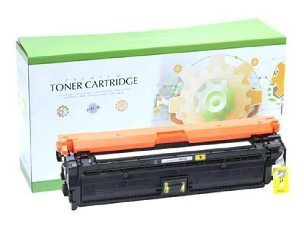 Toner jaune pour Canon CRG-322IIYEL et HP 650A idéal pour documents pro