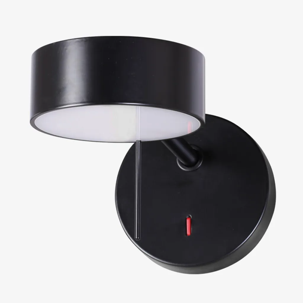 Applique LED 6,9W Noir Mat 3000K Lucis Omnia Éclairage Chaud Durable