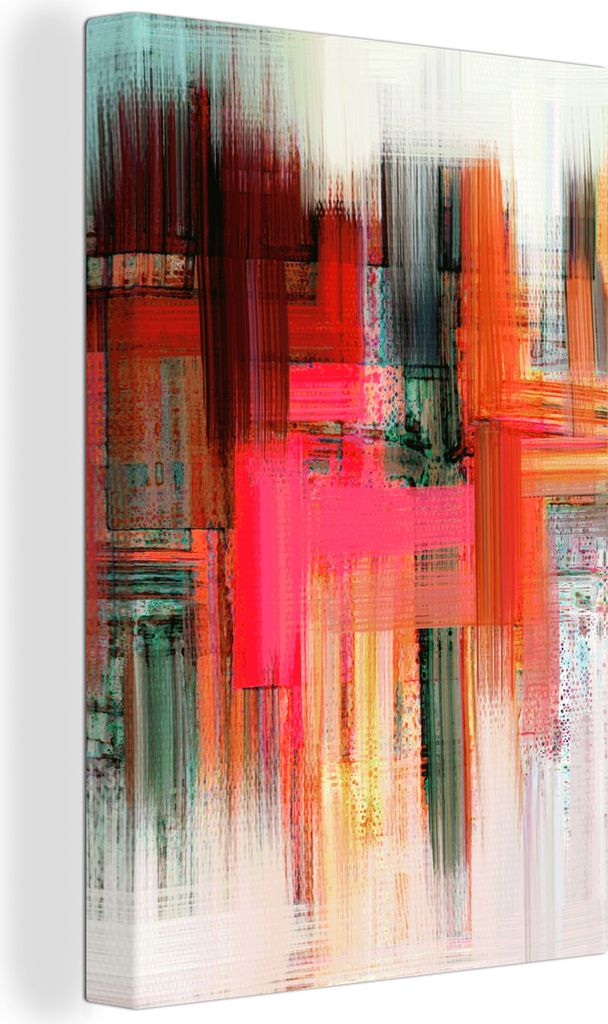 OneMillionCanvasses - Leinwandbilder - 90x140 cm, Ölgemälde - Abstrakt, Wandbilder Kunstdruck Wanddekoration - Foto auf Leinwand - Gemälde auf...