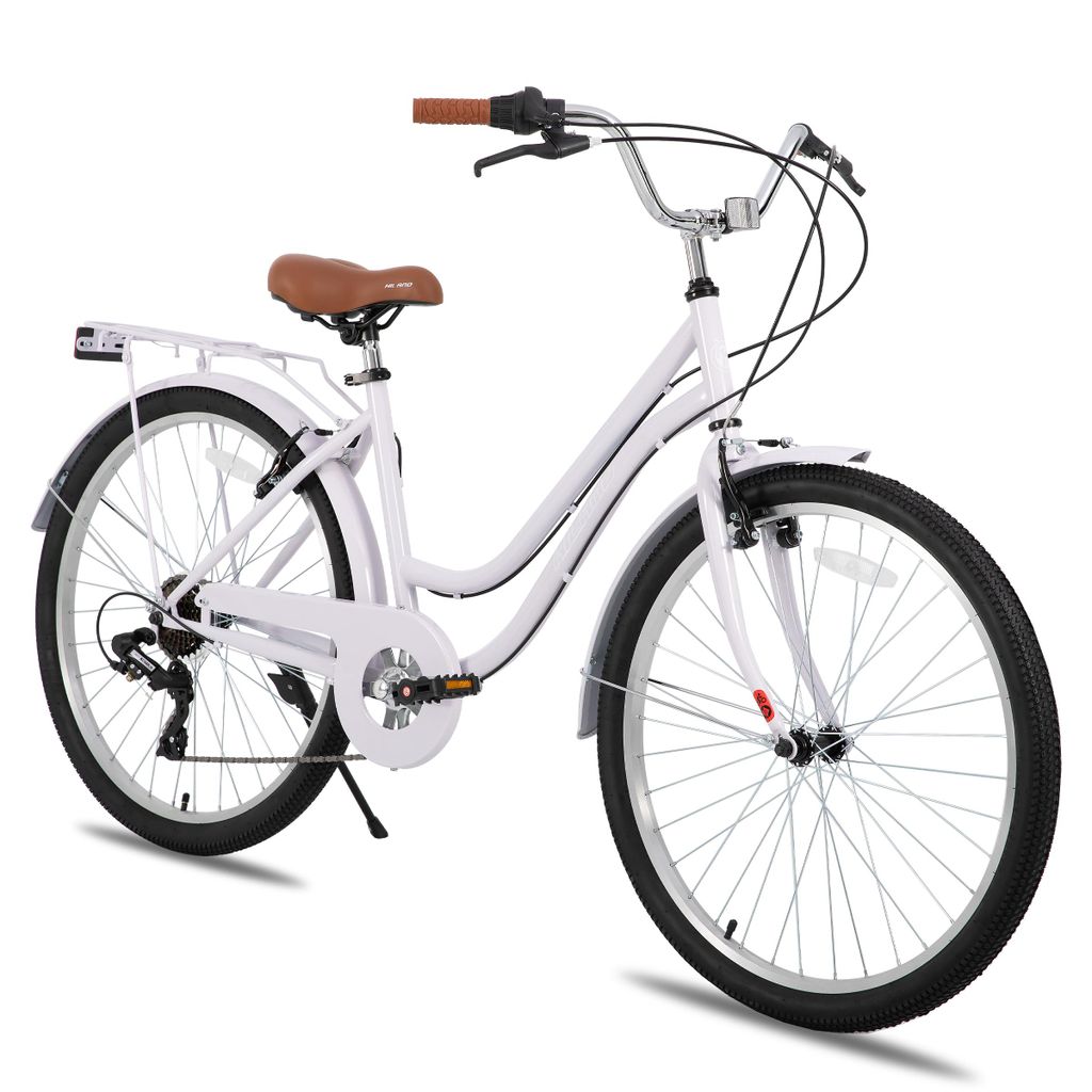 Vélo de ville Hiland, 26 pouces, 7 vitesses, pour hommes et Image du produit 