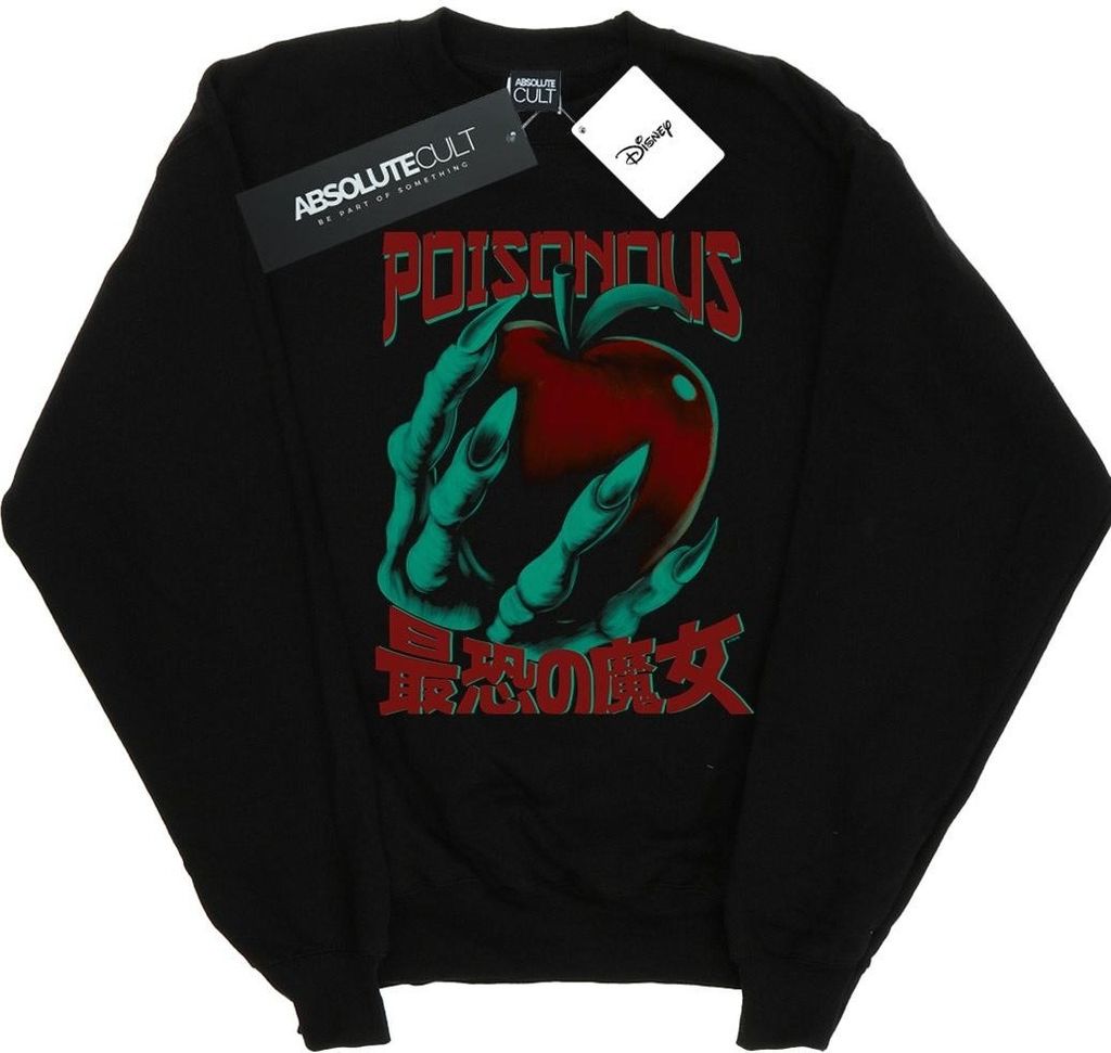 Disney - "Poisonous" Sweatshirt für Damen BI42312 (S) (Schwarz)