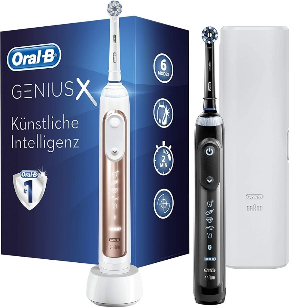 Oral B Genius X 20900 Duopack ROSE GOLD AND Midnight Black Produktbild 