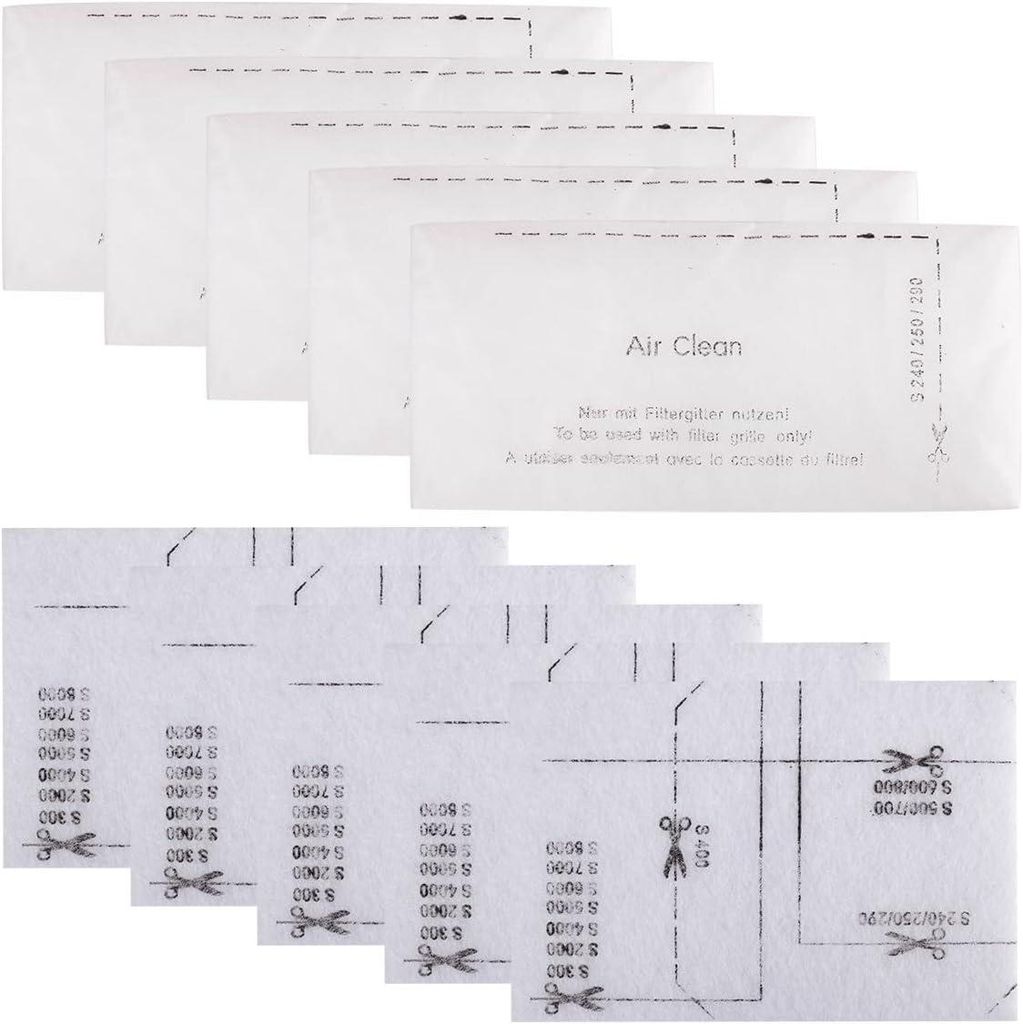 INF Filter und Filterpad für Miele Staubsauger 10 Stk Produktbild 
