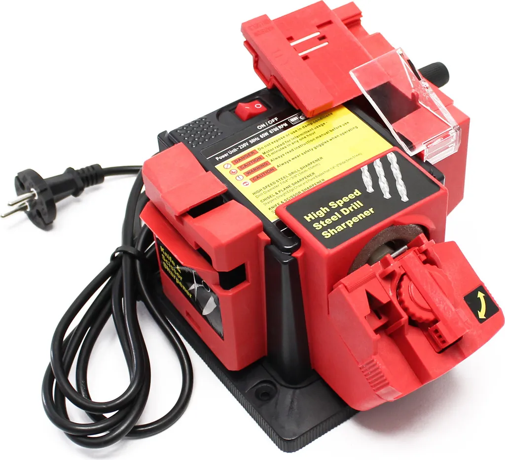 Affûteuse 65W avec meule diamantée pour forets et lames de couteaux