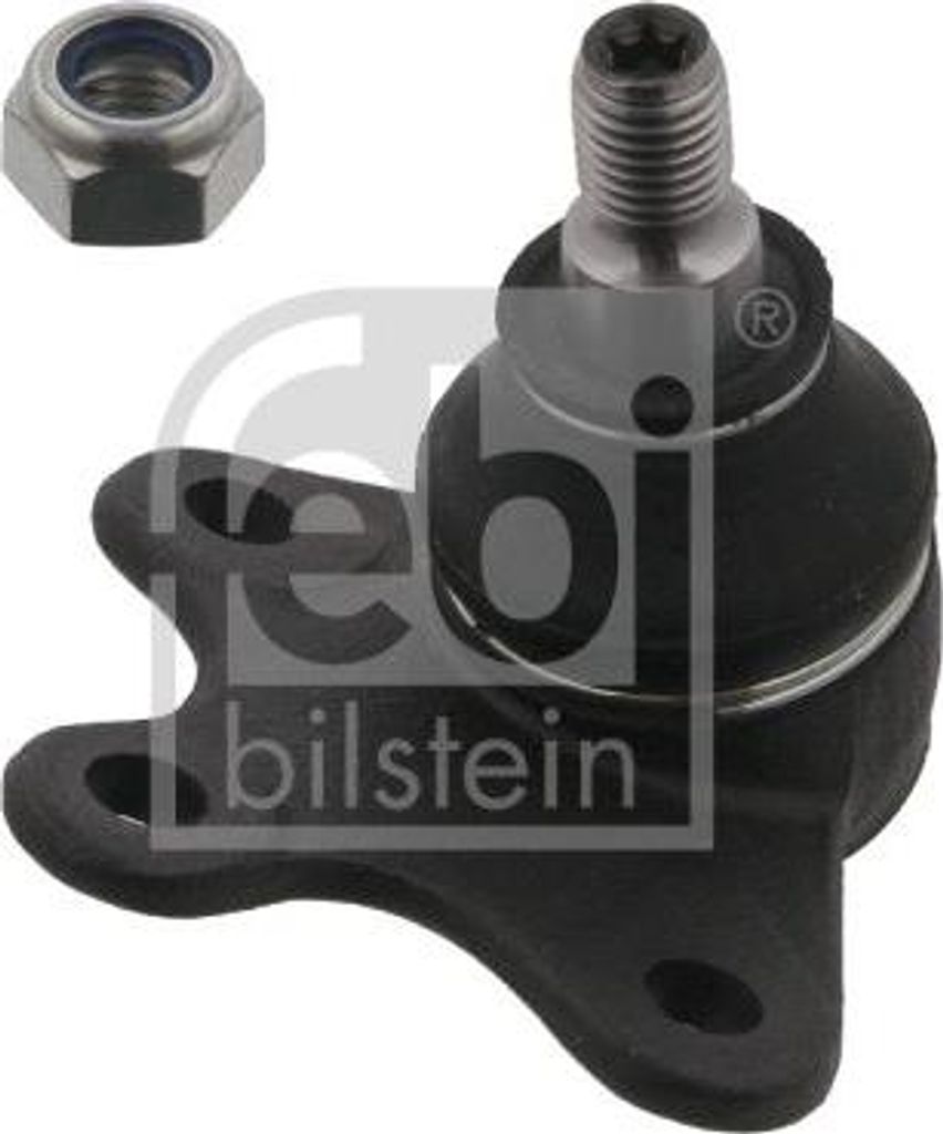 FEBI BILSTEIN 19408 Traggelenk/Führungsgelenk OE 8Z0407366A kompatibel mit A2, Cordoba, Ibiza, Fabia, Roomster, Fox, Polo 9N