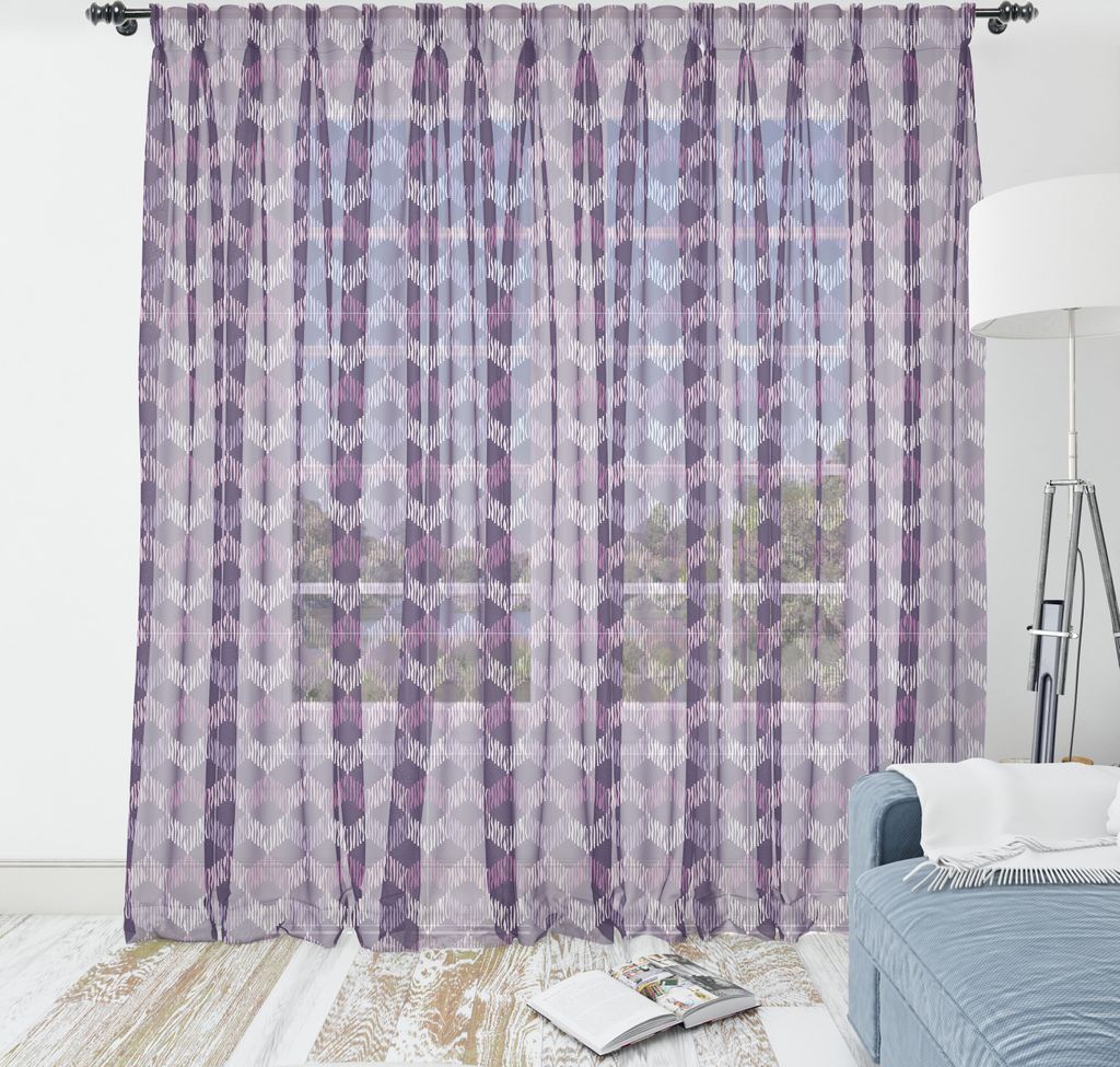 ABAKUHAUS Abstrakt Wandteppich, Wiederholendes Muster von Dreamy Motiv in schönen Farben, Wohnzimmer Schlafzimmer seidiges Satin Wandtuch, 220 cm...