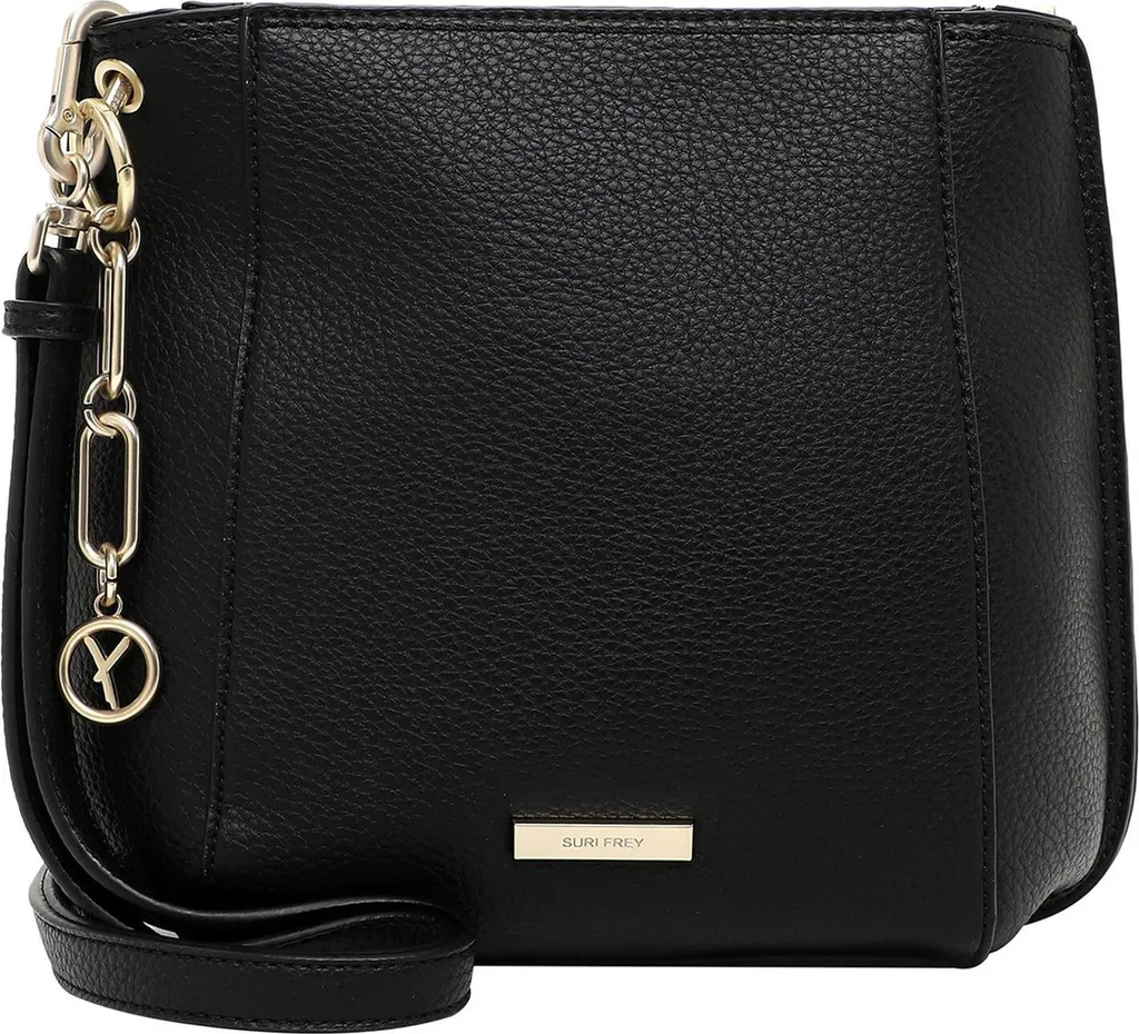 SURI FREY Ginny Borsa a Tracolla Nera | Crossbody Bag Donna Elegante
