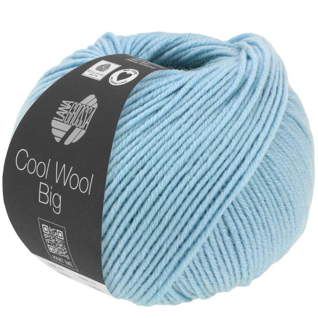 Lana Grossa - Cool Wool Big Melange 1620 hellblau meliert