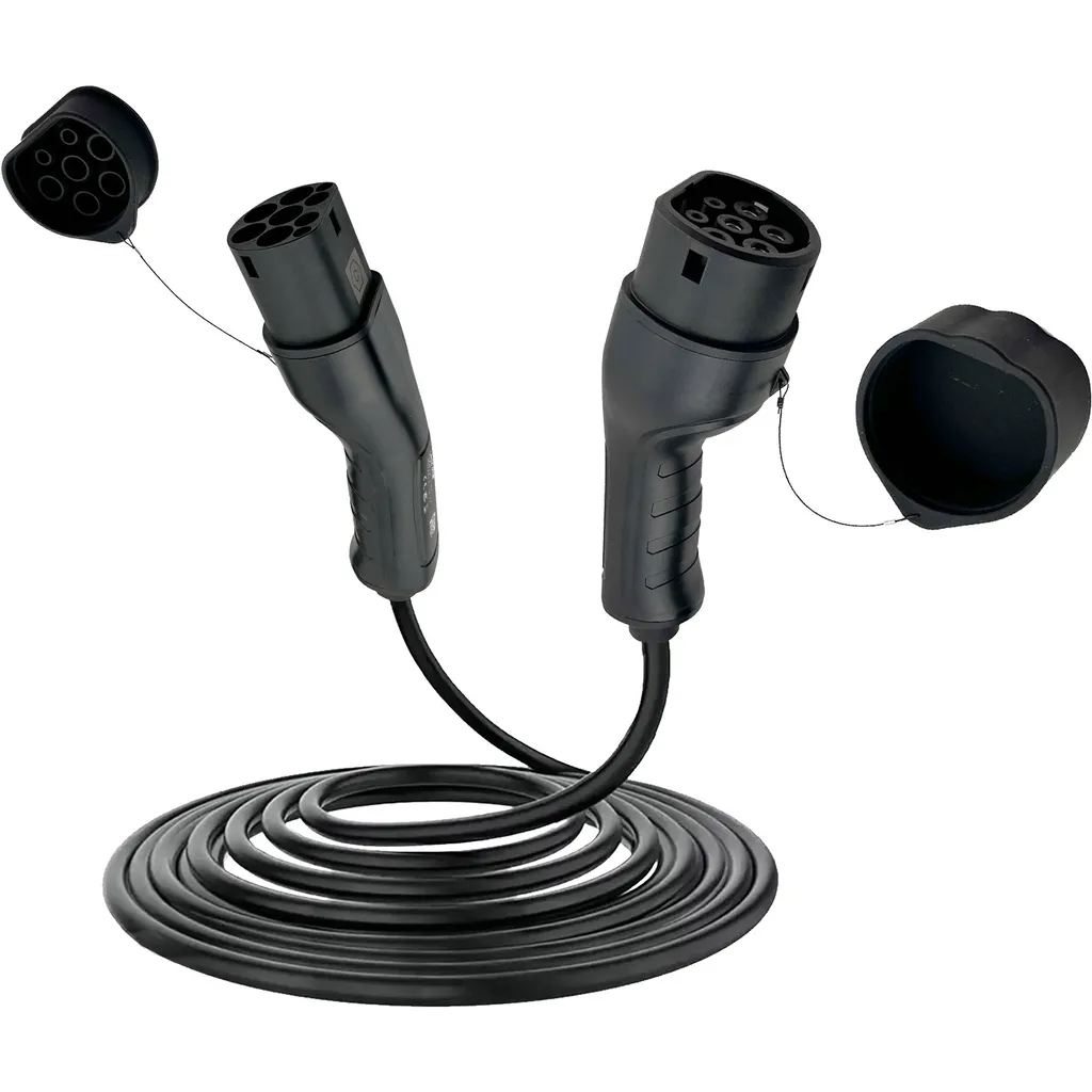 InLine Câble Type 2 16A 5m 11kW triphasé durable haute performance