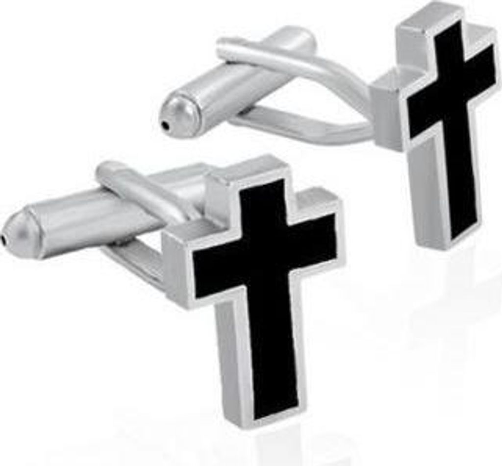 Manschettenknöpfe mit christlichem Kreuz