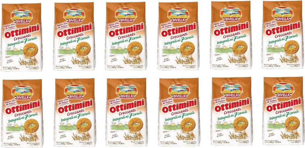 12x Divella Ottimini Croccanti Integrali 7 Cereali Produktbild 