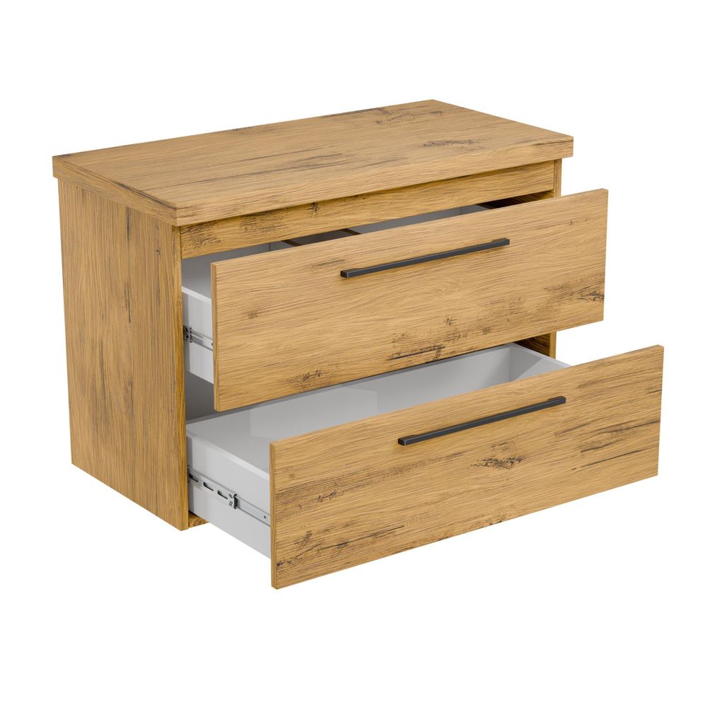 Paplinskioebel Badezimmerschrank mit Aufsatz für Produktbild 