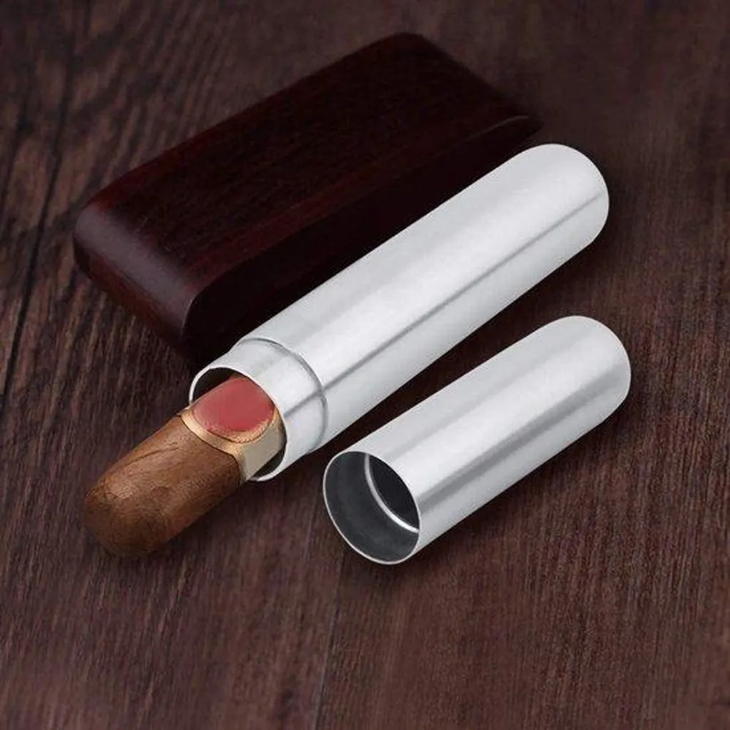 Porte-cigare anti-écrasement en acier inoxydable - Protection voyage