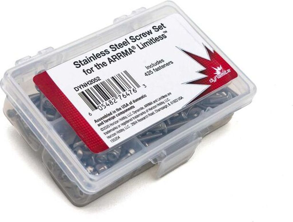 Dynamite Stainless Steel Screw Set: Arrma Limitless Produktbild 