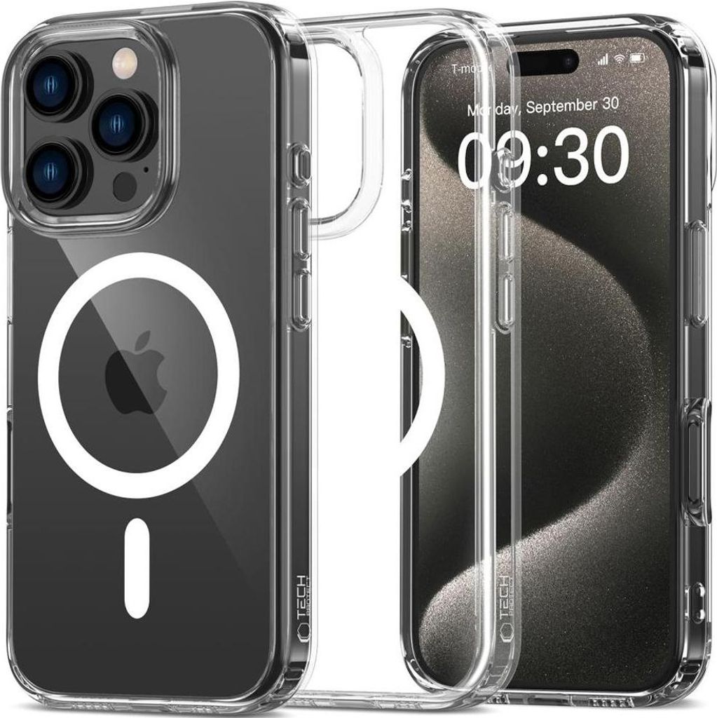Tech-Protect FlexAir Hybrid Magsafe iPhone 16 Pro Clear Immagine del prodotto 