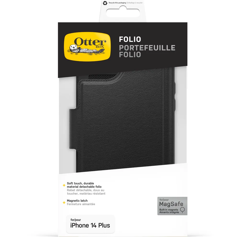 Protection Écran iPhone 14 Plus - Étui Otterbox Folio MagSafe Noir - 5
