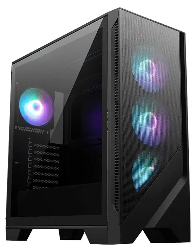 Boîtier ATX MSI MAG FORGE 321R AIRFLOW Noir avec flux d'air élevé